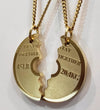 DISCO 45LB "LOVE" GOLD 18K